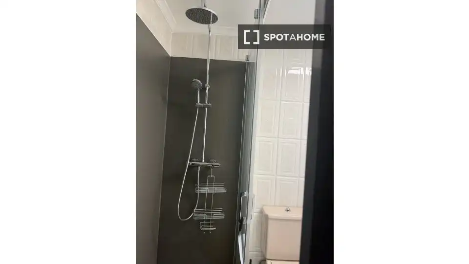 Bany de Apartament per a compartir en Calpe / Calp amb Aire condicionat, Terrassa i Moblat