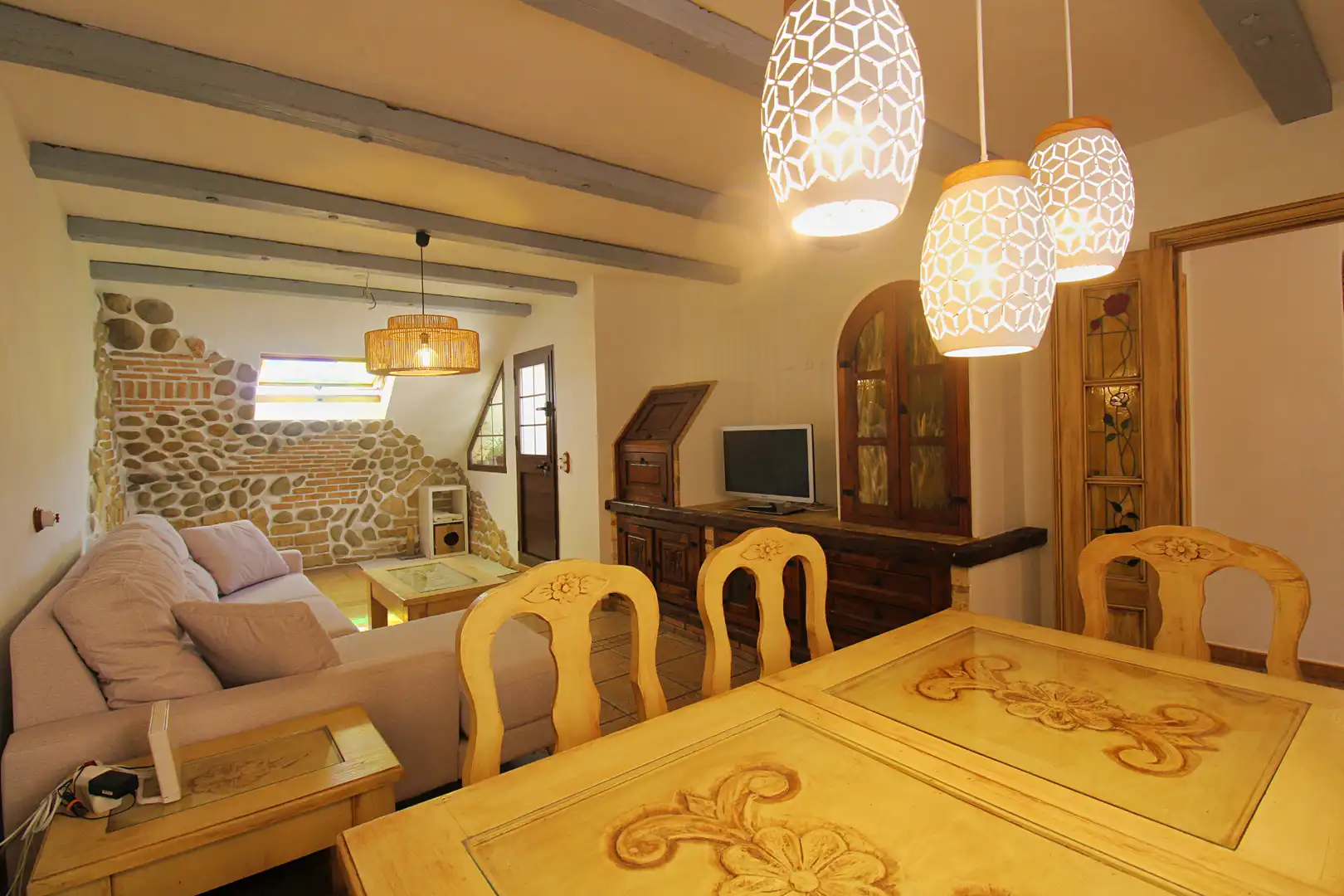 Dining room of Attic for rent in Alhaurín de la Torre  with Air Conditioner, Terrace and Furnished