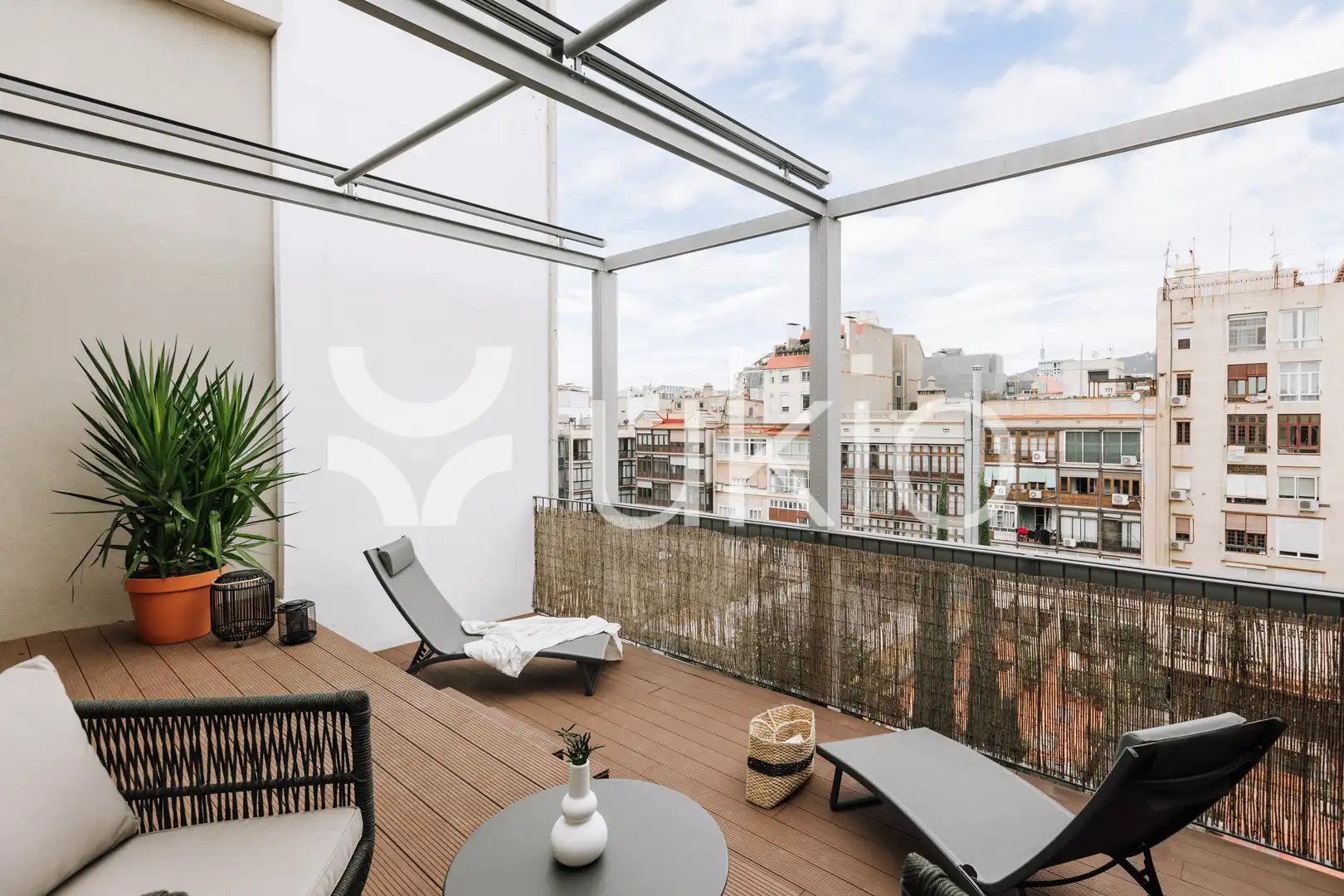 Terrace of Apartments for rent in Barcelona  with Air Conditioner, Heating and Terrace