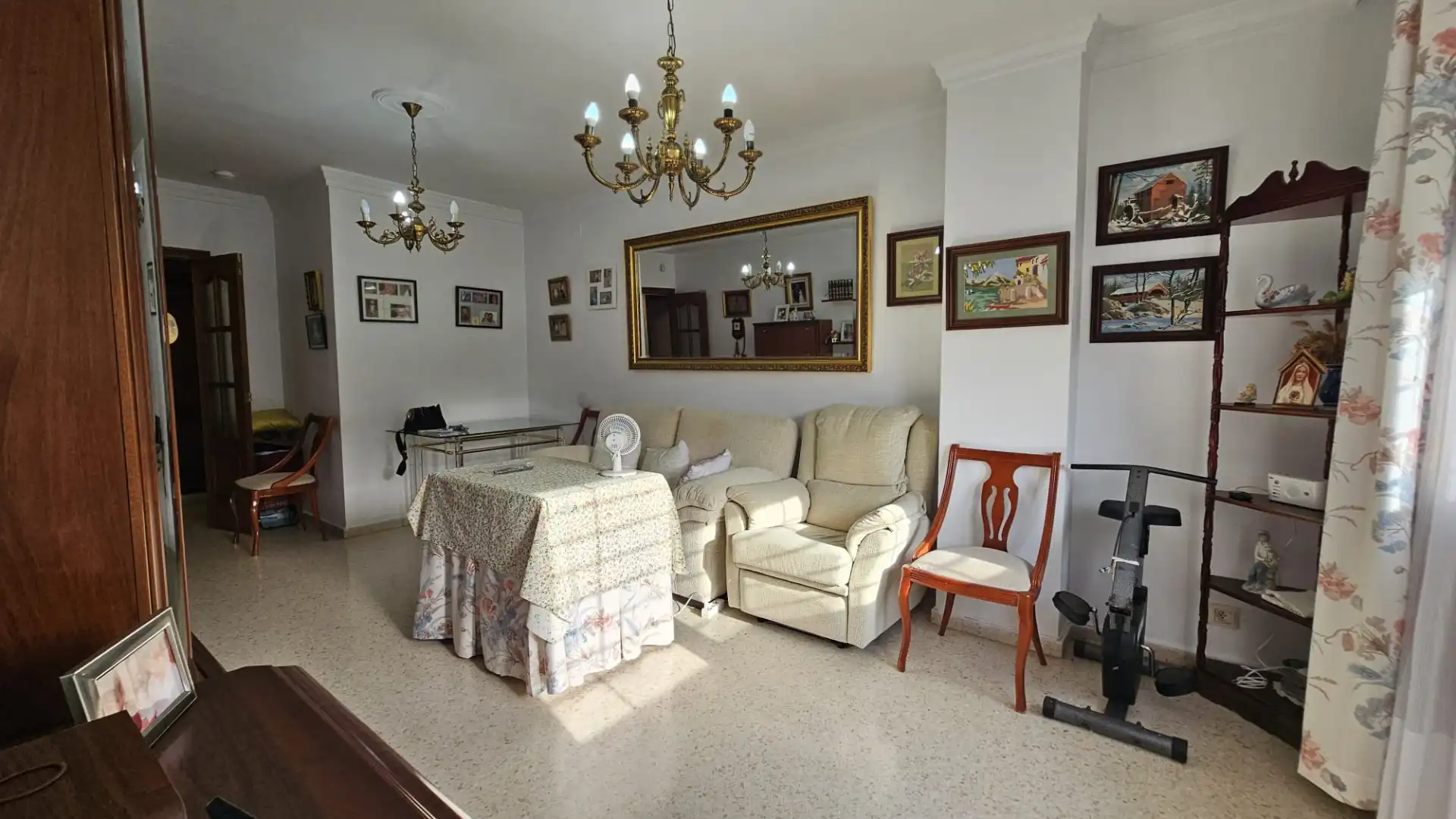 Living room of Flat for sale in Jerez de la Frontera  with Air Conditioner, Terrace and Storage room