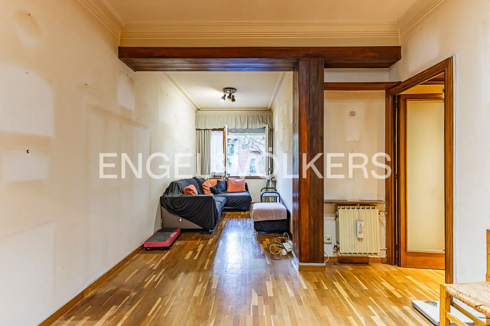 Sala d'estar de Pis en venda en Gràcia