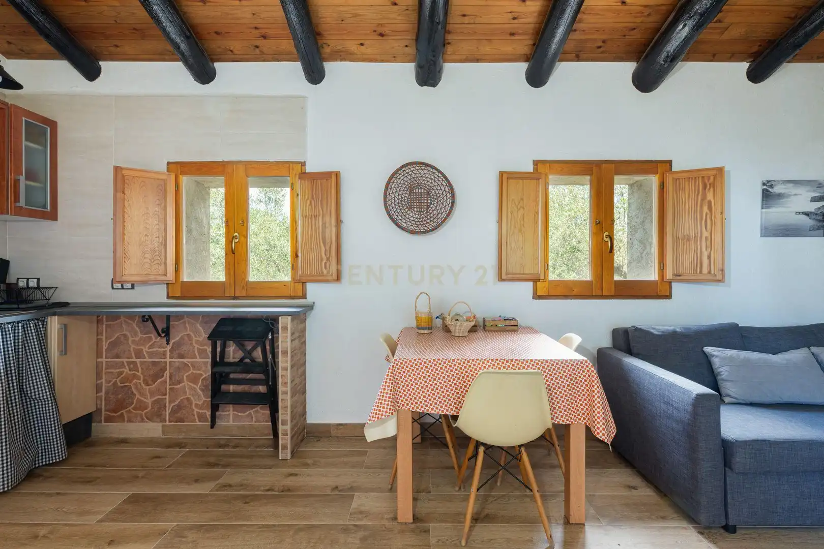 Dining room of Country homes for sale in Piera  with Air Conditioner, Private garden and Storage room