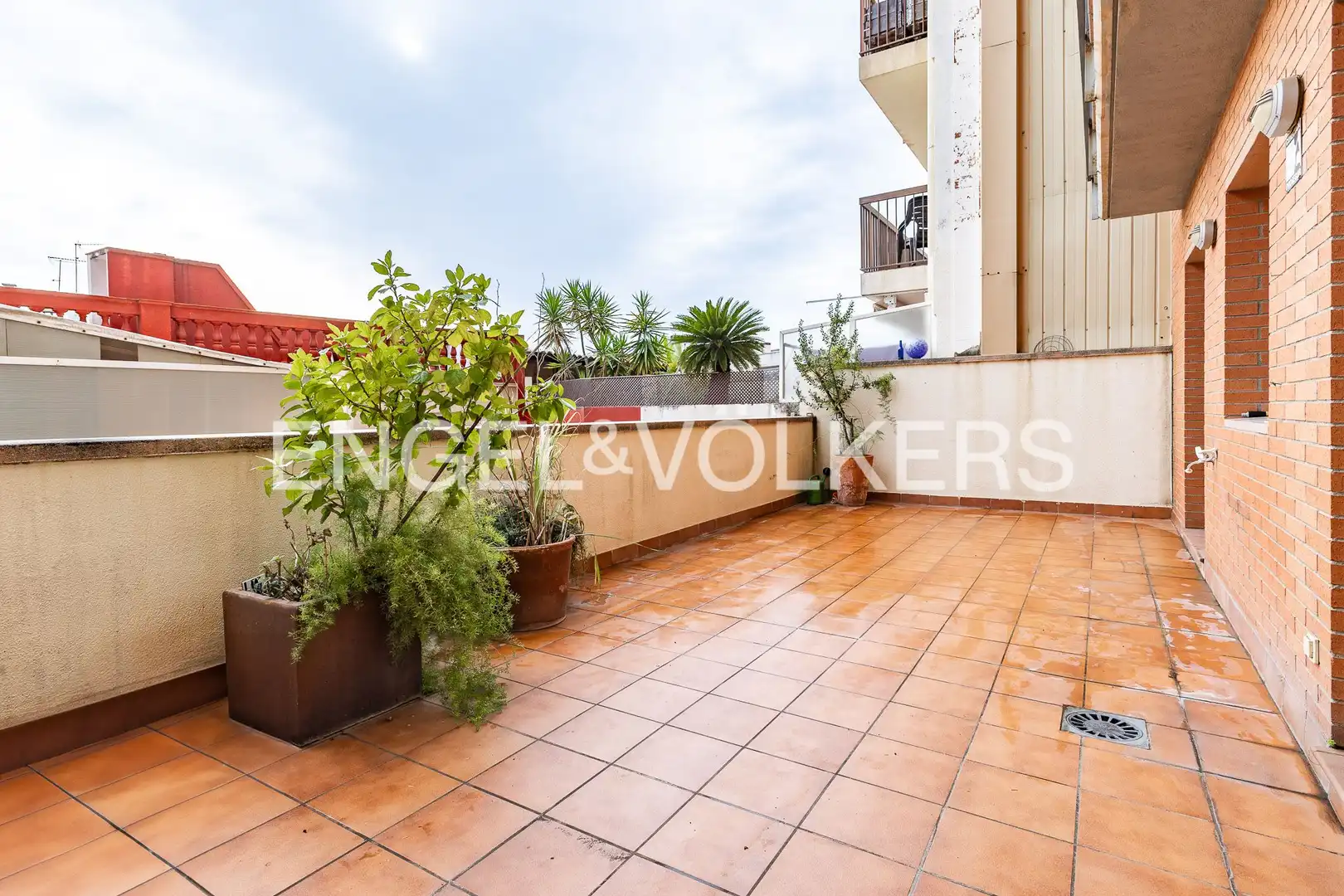 Terrace of Flat for sale in Mataró  with Air Conditioner, Heating and Parquet flooring
