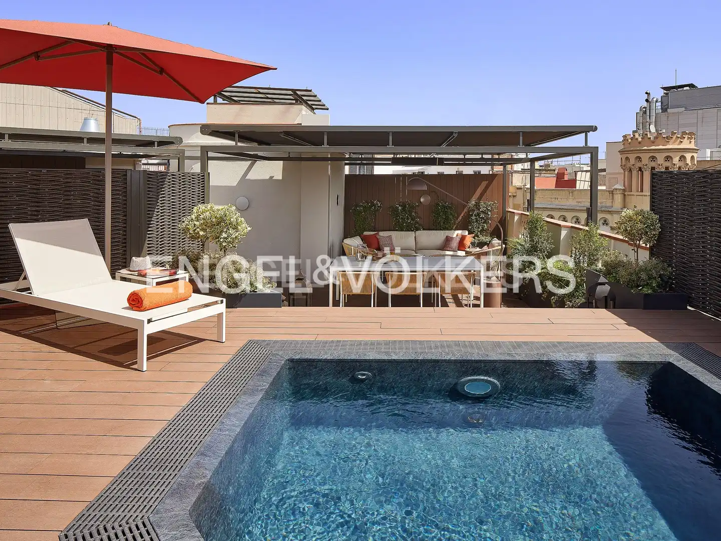 Terrassa de Àtic en venda en  Barcelona Capital amb Aire condicionat, Calefacció i Parquet