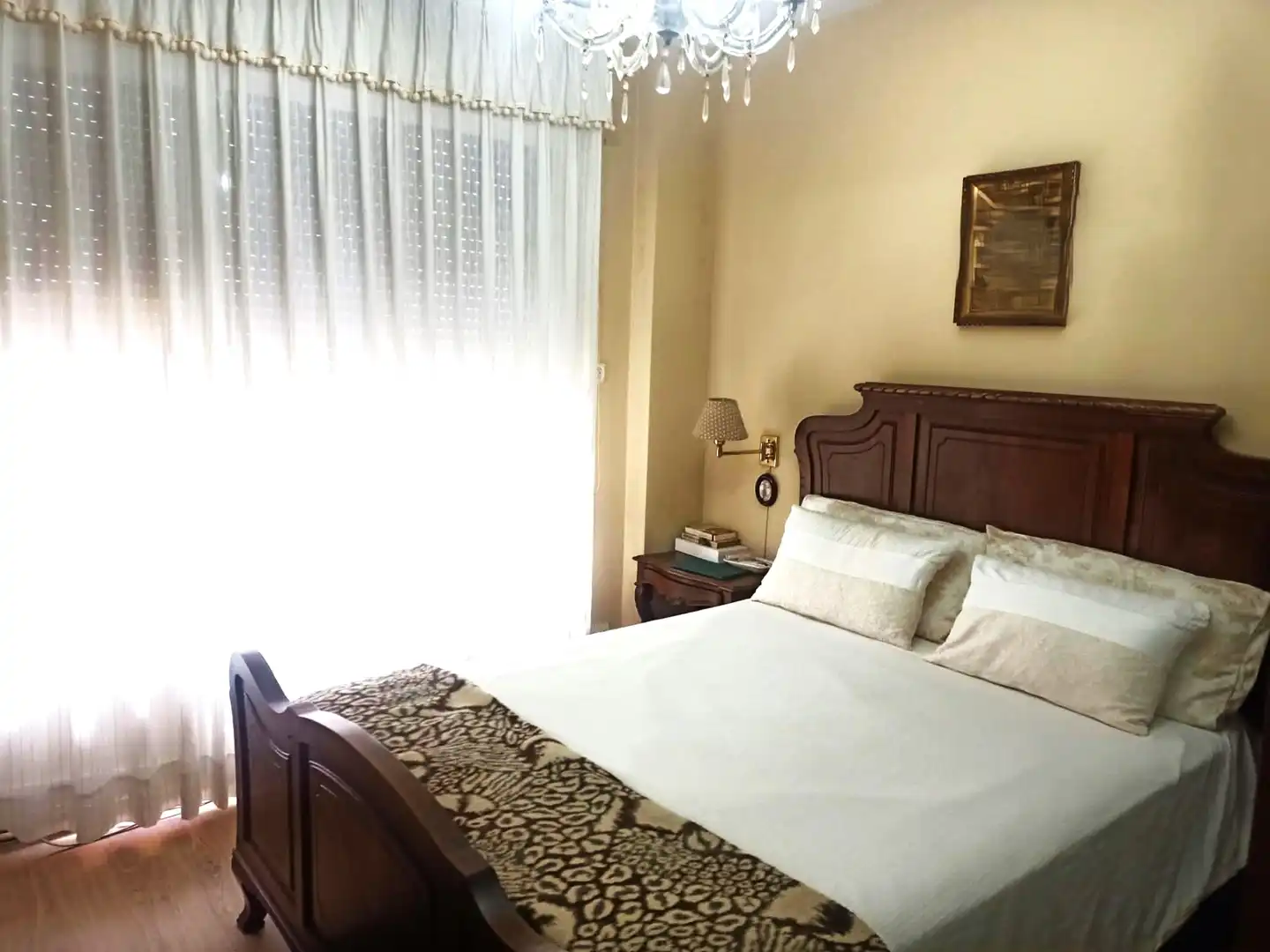 Bedroom of Flat for sale in Gijón   with Heating, Parquet flooring and Furnished