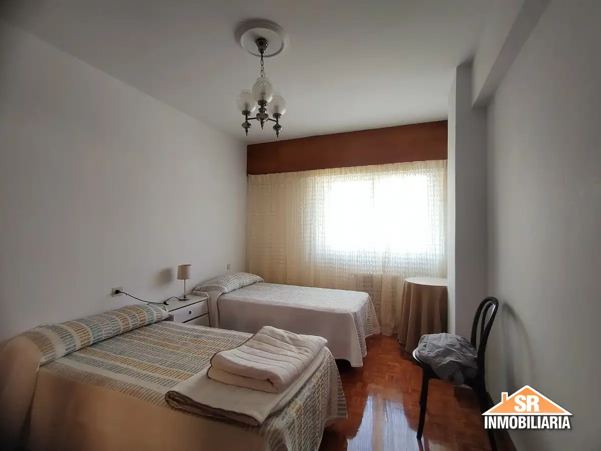 Bedroom of Flat for rent in A Coruña Capital   with Heating, Parquet flooring and Furnished