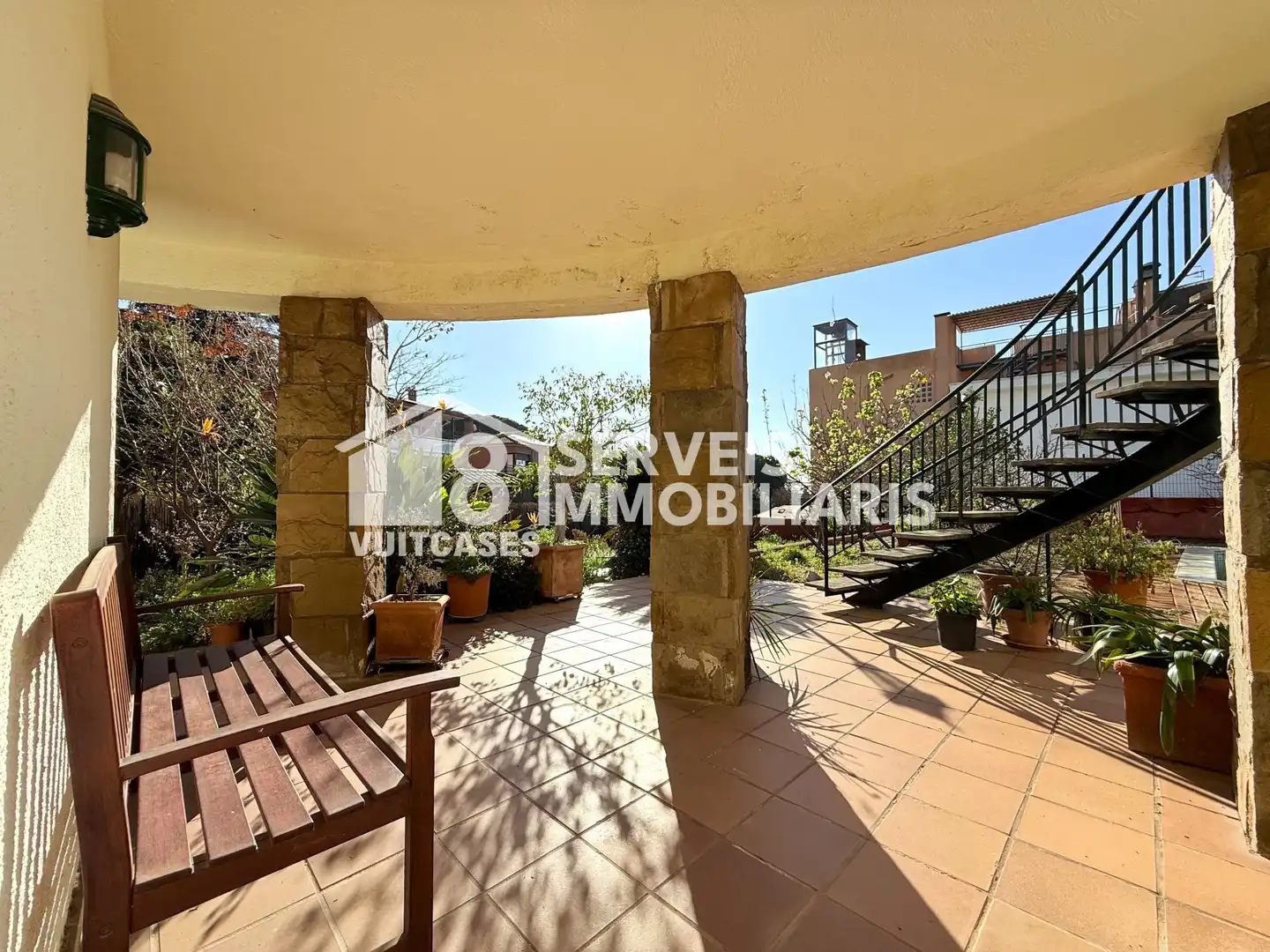 Terraza de Casa o chalet en venta en Sant Vicenç de Montalt con Calefacción, Jardín privado y Piscina