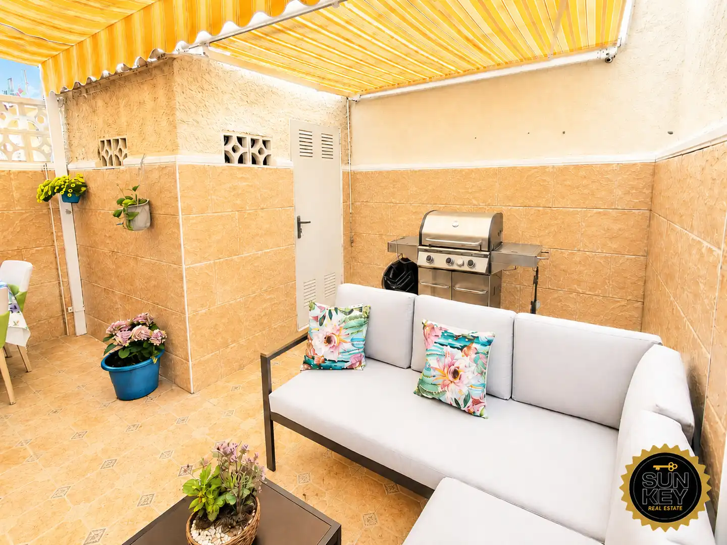 Terrasse von Maisonette zum Verkauf in Mazarrón mit Möbliert