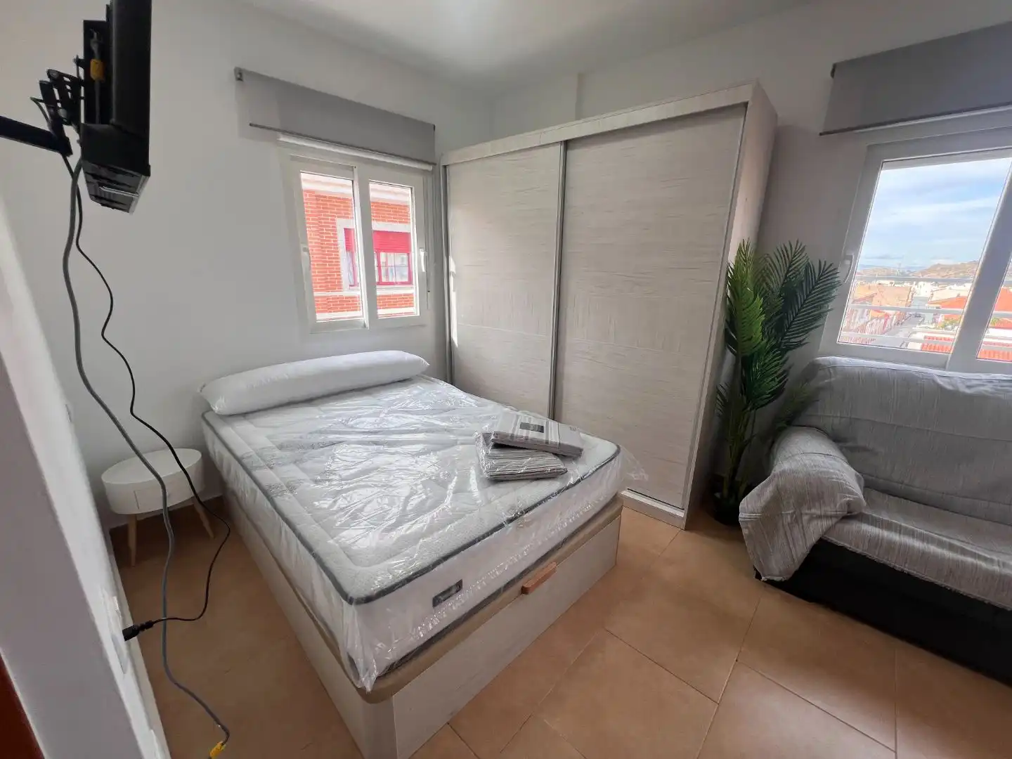Schlafzimmer von Wohnung zur Miete in La Unión mit Möbliert, Ofen und Waschmaschine