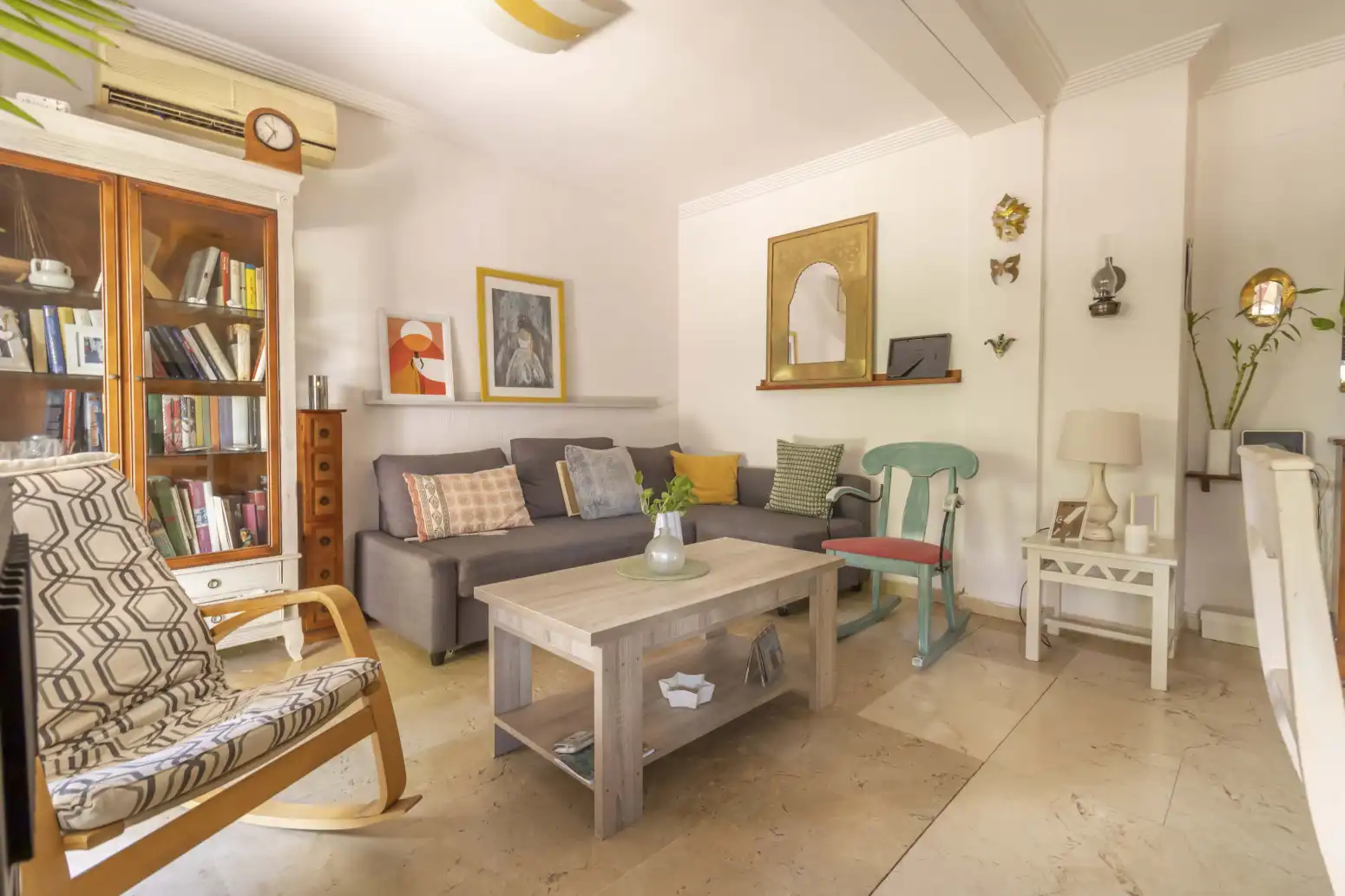 Living room of Houses for sale in Bormujos  with Air Conditioner, Terrace and Storage room