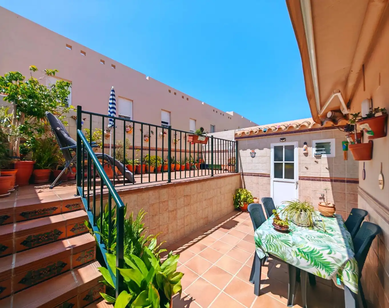Terraza de Casa adosada en venta en San Fernando con Aire acondicionado, Calefacción y Jardín privado
