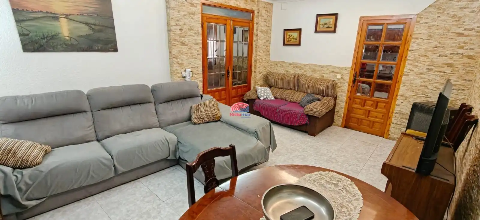 Sala d'estar de Casa o xalet en venda en Sagunto / Sagunt amb Traster i Balcó