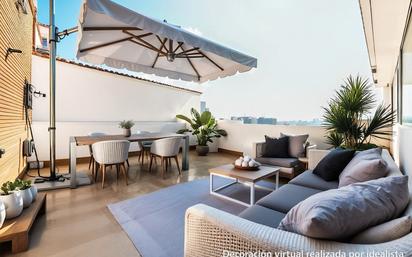 Terrace of Flat for sale in  Madrid Capital  with Air Conditioner, Heating and Parquet flooring