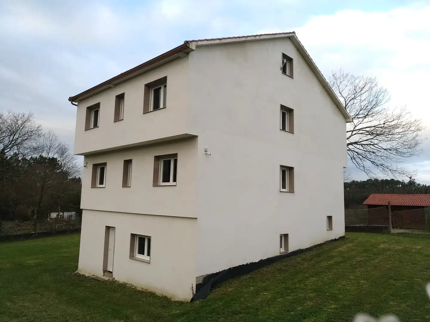 Vista exterior de Casa o chalet en venta en Ordes con Jardín privado