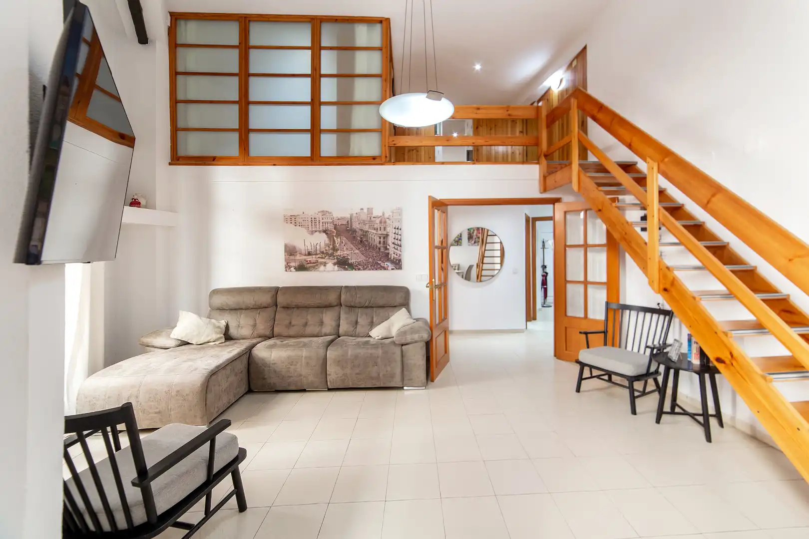 Sala de estar de Piso en venta en Valencia con Aire acondicionado, Calefacción y Parquet