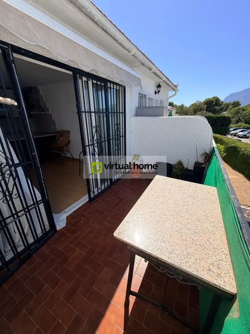 Terrassa de Casa o xalet en venda en L'Alfàs del Pi amb Terrassa, Moblat i Piscina comunitària