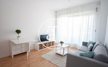 Living room of Flat to rent in  Barcelona Capital  with Air Conditioner and Terrace