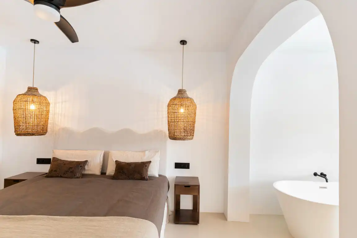 Bedroom of Detached homes for sale in Torremolinos  with Air Conditioner, Terrace and Swimming Pool