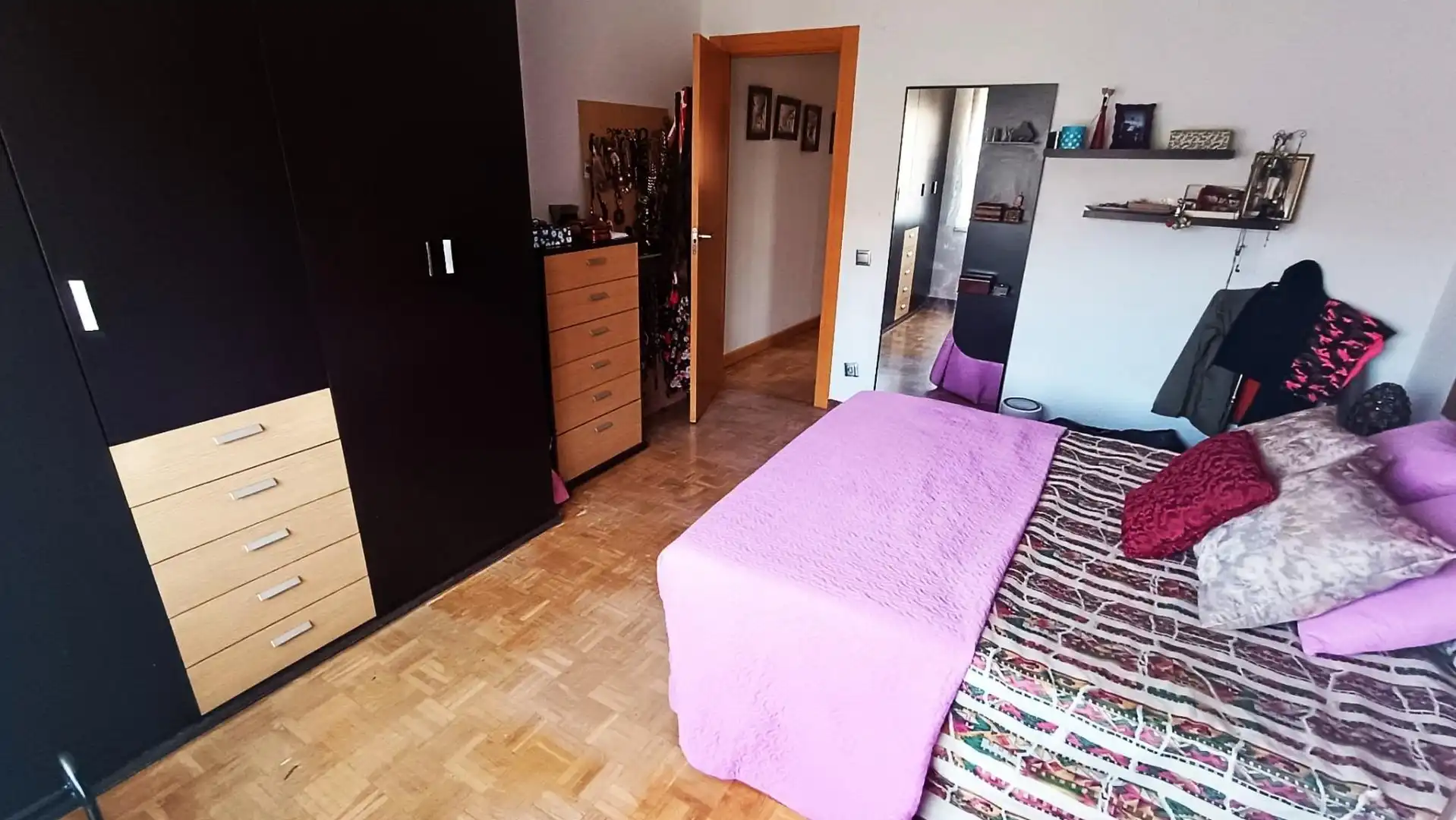 Schlafzimmer von Wohnung zum Verkauf in Zamora Capital  mit Heizung, Parkett und Terrasse