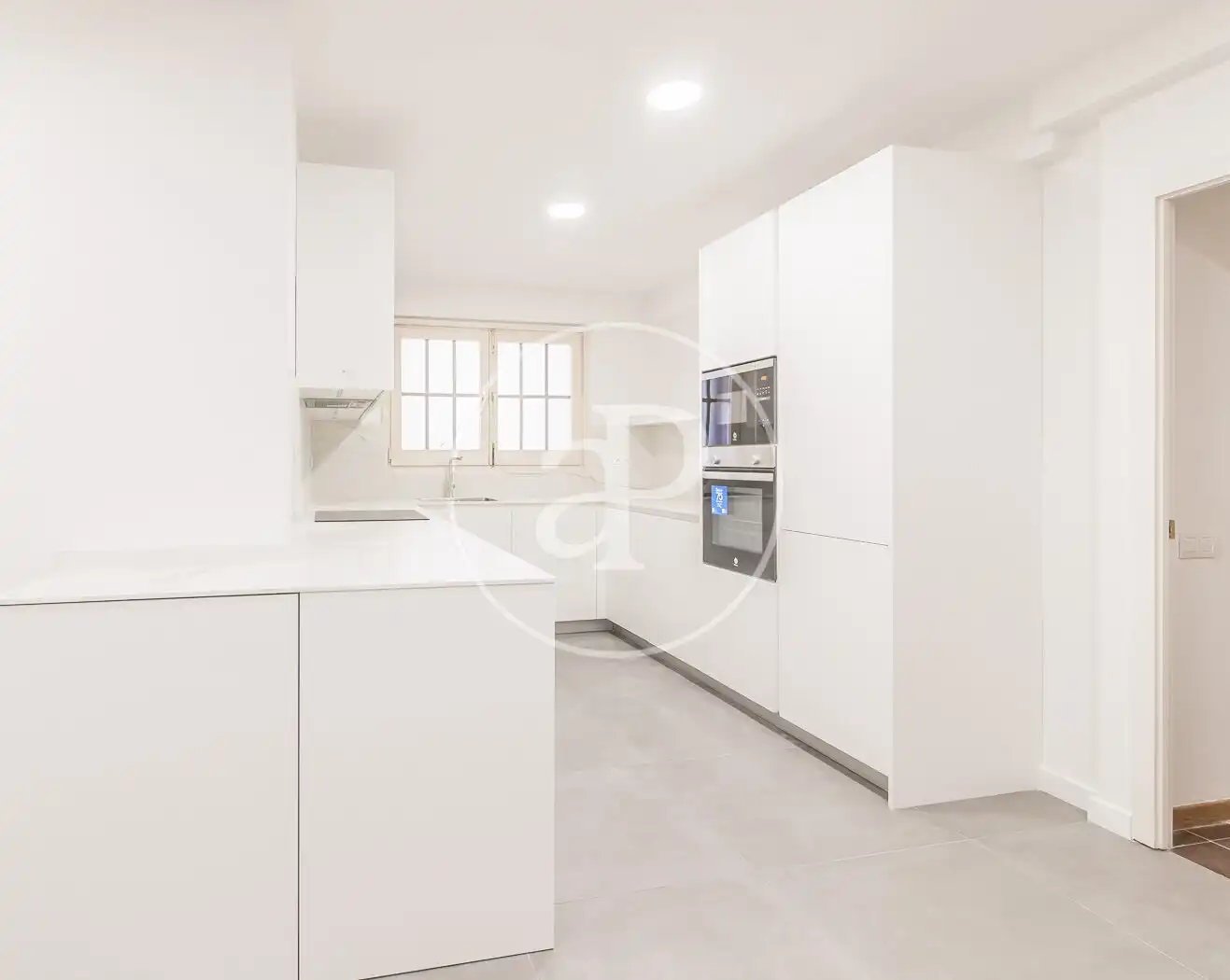 Cocina de Piso de alquiler en Barcelona con Aire acondicionado, Calefacción y Terraza