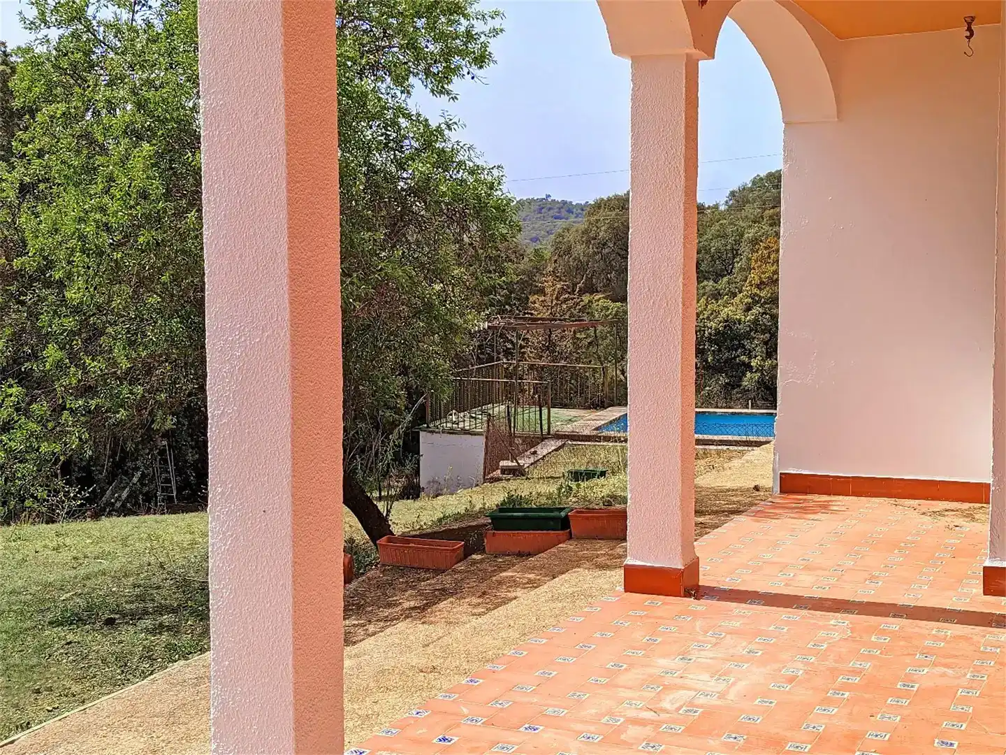 Terrassa de Casa o xalet en venda en Villaharta amb Aire condicionat, Piscina i Balcó