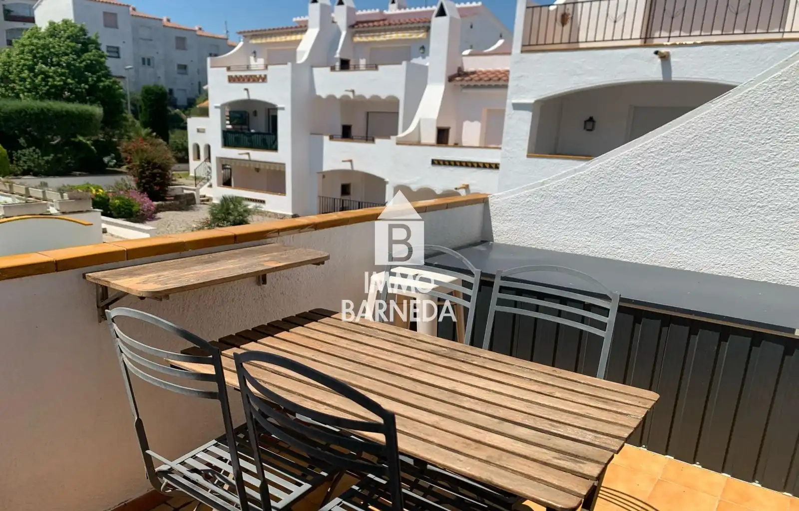 Terrasse von Wohnung zum Verkauf in Roses mit Klimaanlage, Heizung und Terrasse