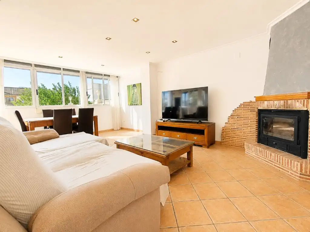 Sala de estar de Piso en venta en Bellreguard con Aire acondicionado, Terraza y Balcón