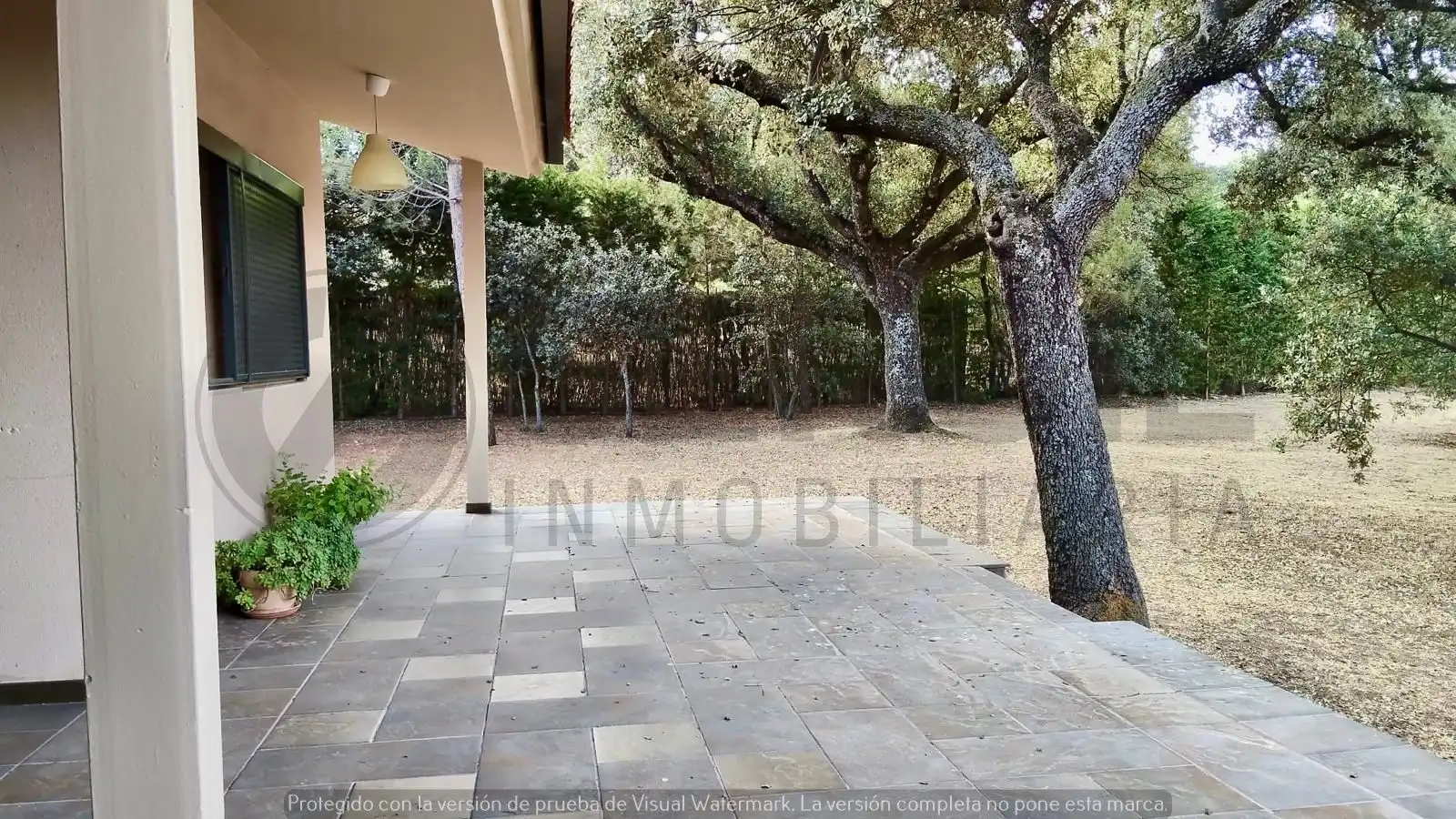 Terrassa de Casa o xalet en venda en Navas de Riofrío amb Calefacció, Jardí privat i Traster
