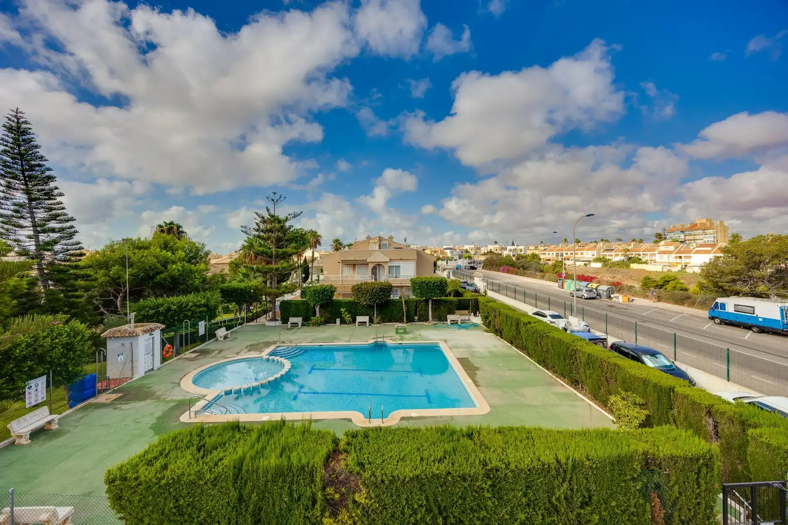 Swimming pool of Attic for sale in Nueva Torrevieja - Aguas Nuevas