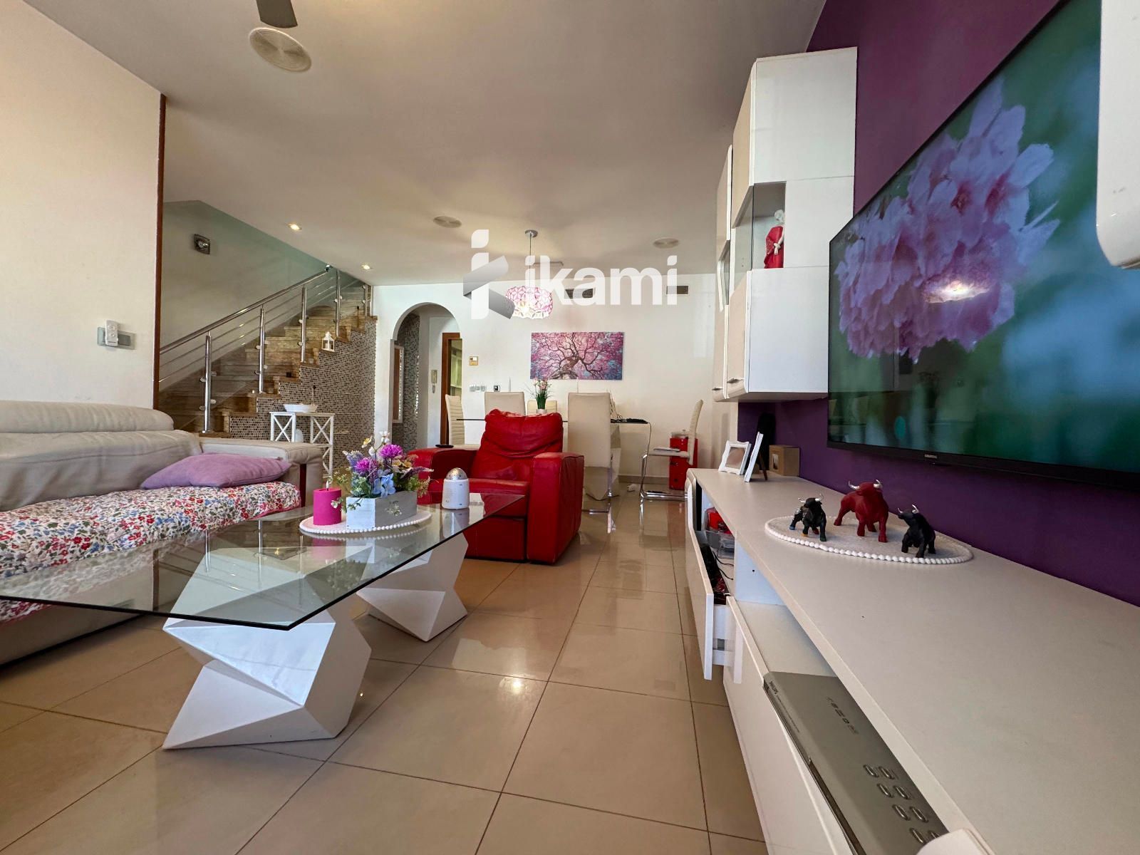 Sala d'estar de Casa adosada en venda en San Pedro del Pinatar amb Aire condicionat, Calefacció i Terrassa