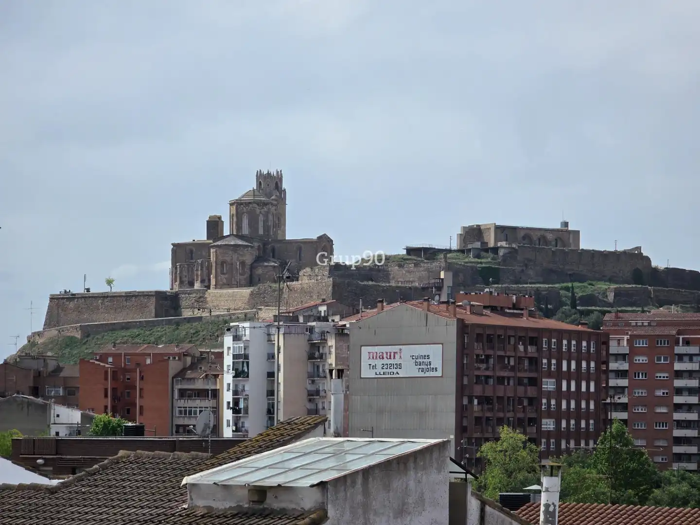 Vista exterior de Àtic en venda en Lleida amb Aire condicionat, Calefacció i Terrassa
