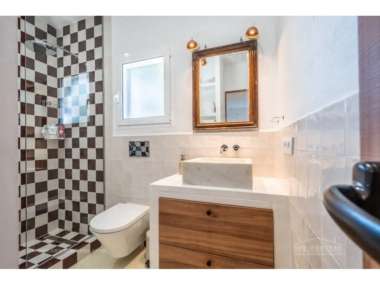 Baño de Casa o chalet de alquiler en Alaior con Aire acondicionado, Jardín privado y Terraza