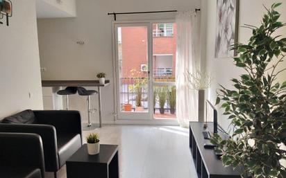 Exterior view of Flat to rent in  Barcelona Capital  with Parquet flooring, Terrace and Furnished