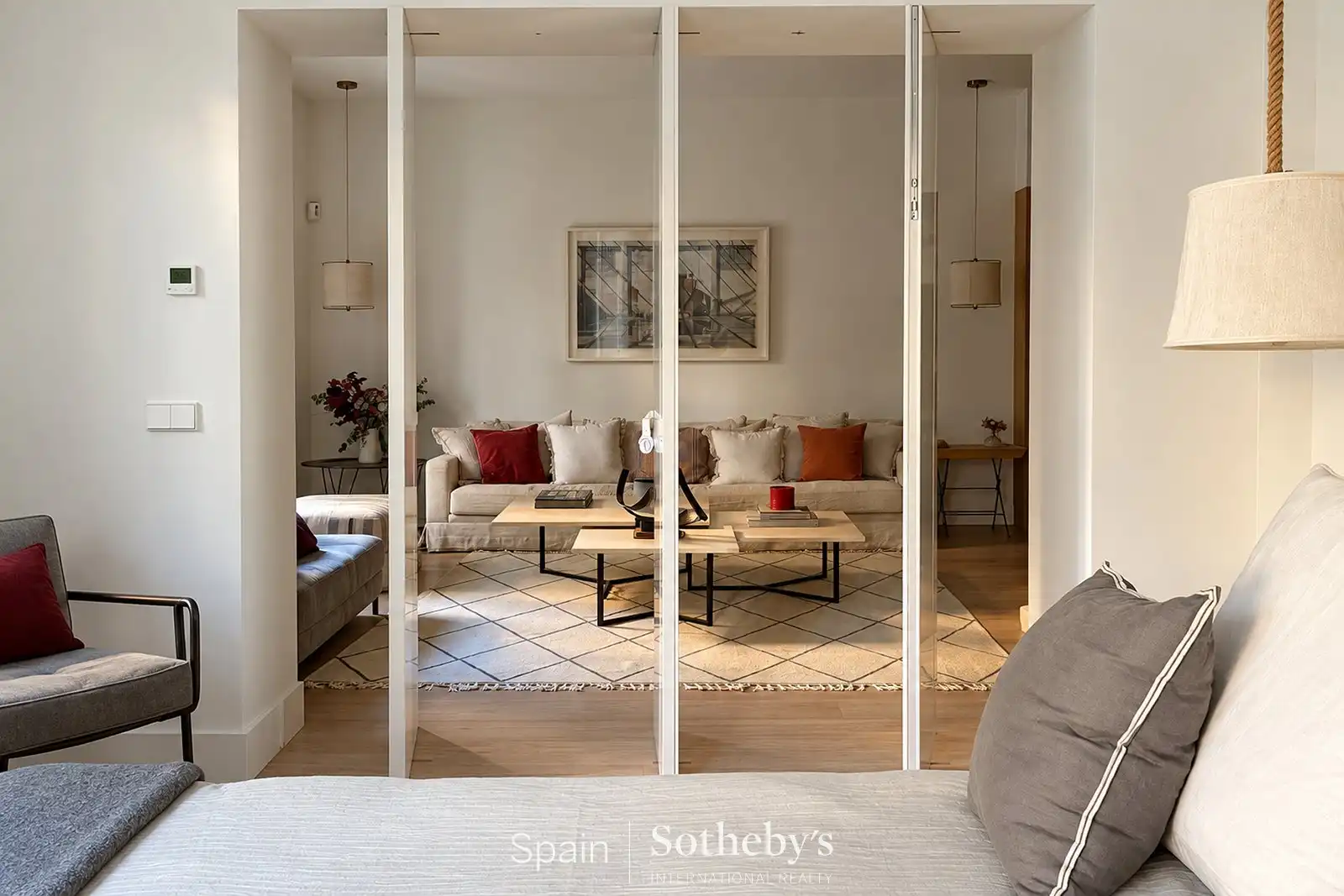 Wohnzimmer von Wohnungen zur Miete in Barrio de Salamanca