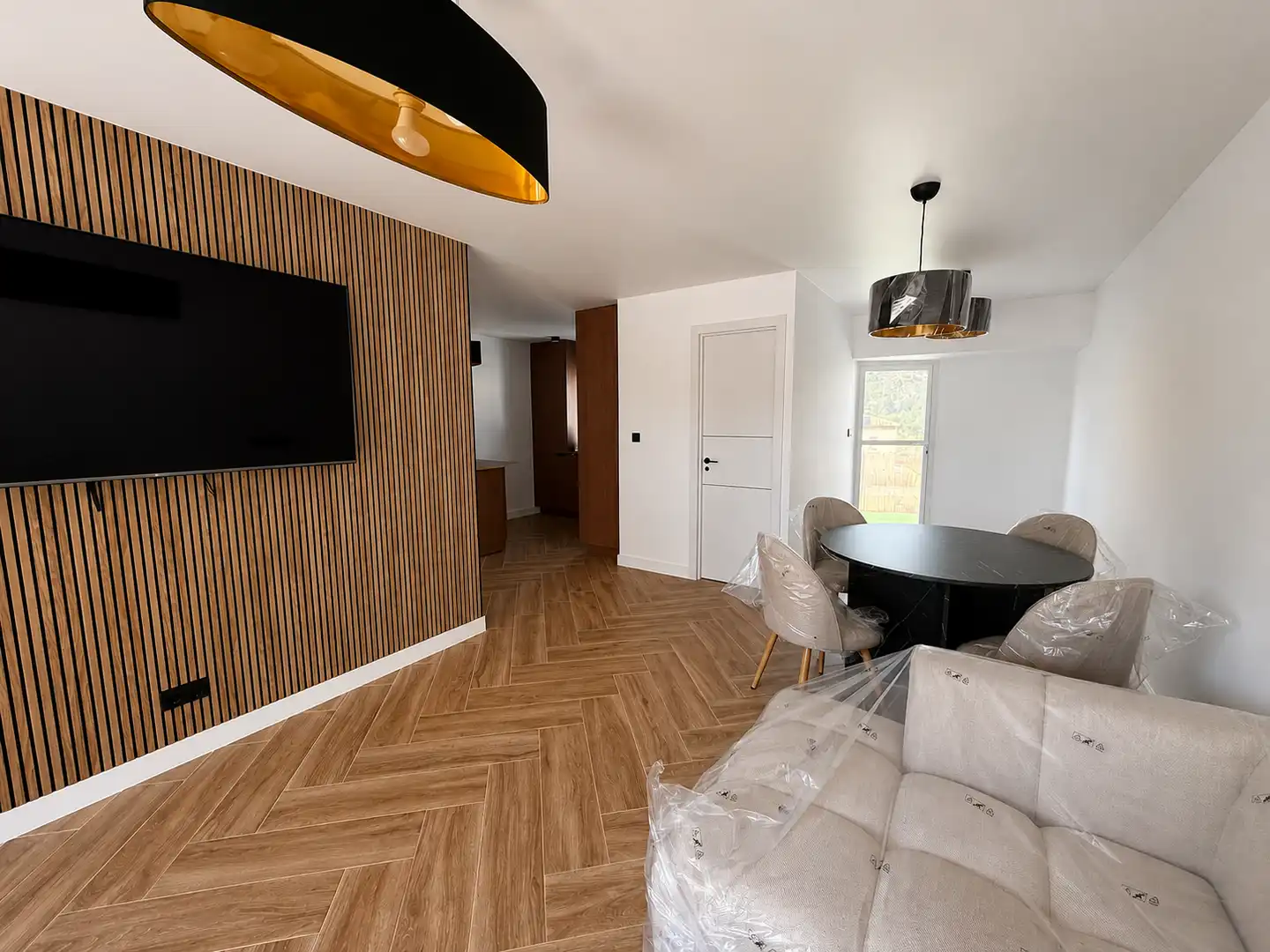 Sala de estar de Casa o chalet en venta en La Nucia con Aire acondicionado, Terraza y Piscina
