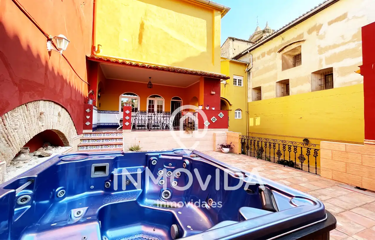Terrace of Houses for sale in Xàtiva  with Air Conditioner, Terrace and Furnished