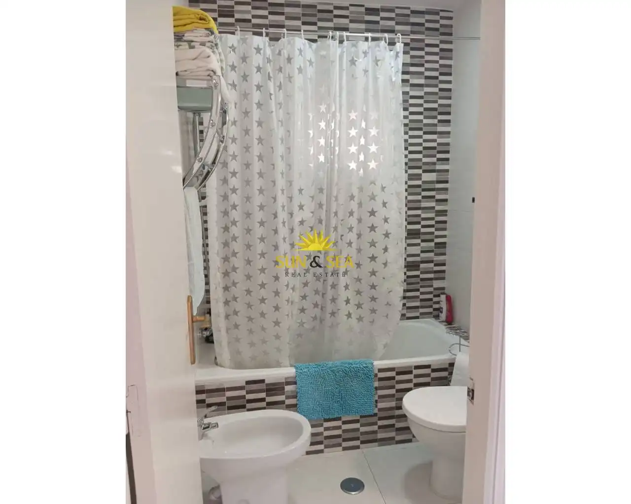 Badezimmer von Wohnungen zur Miete in Mazarrón mit Heizung, Terrasse und Schwimmbad