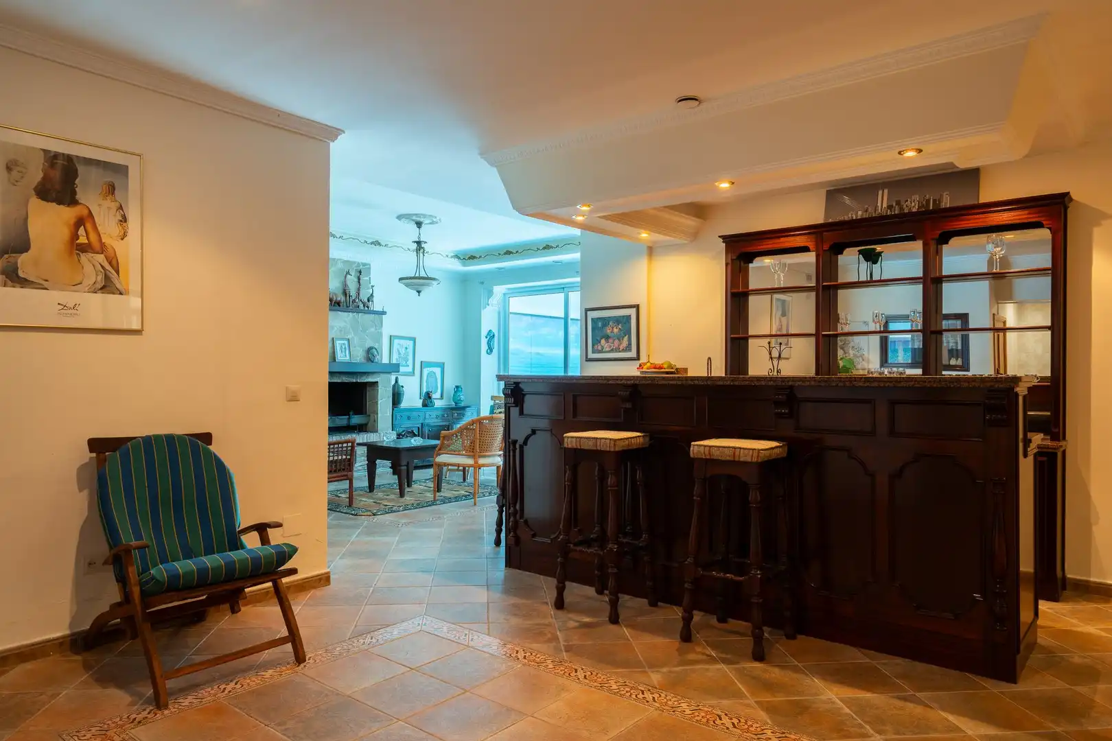Sala d'estar de Casa o xalet en venda en Mijas amb Terrassa