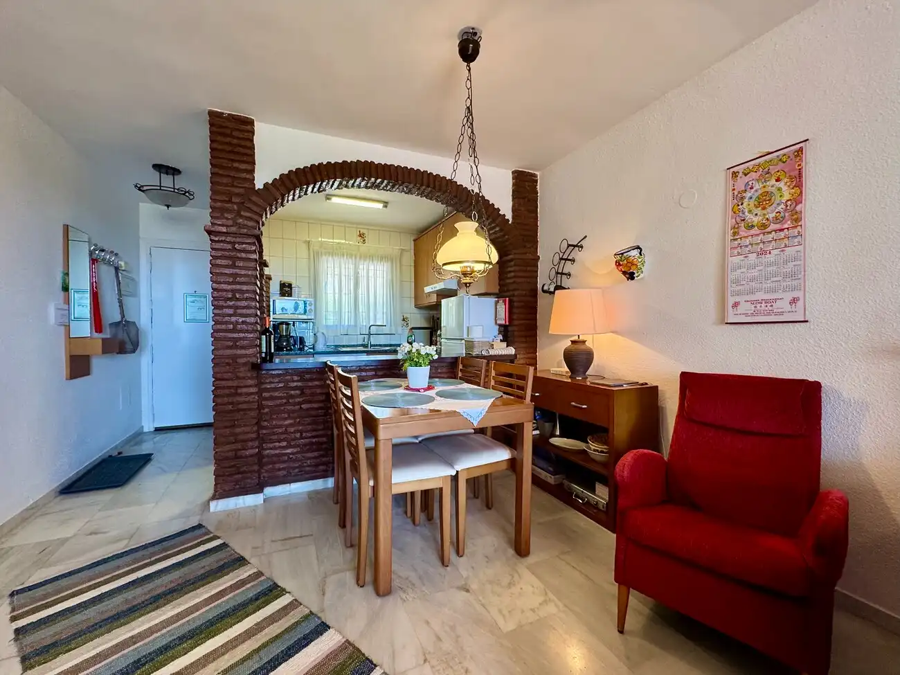 Comedor de Apartamento en venta en Mijas con Aire acondicionado, Terraza y Amueblado