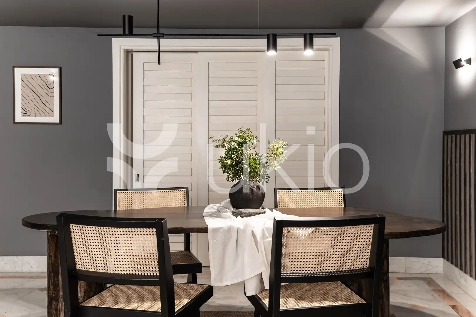 Comedor de Apartamento de alquiler en Madrid con Aire acondicionado, Calefacción y Amueblado
