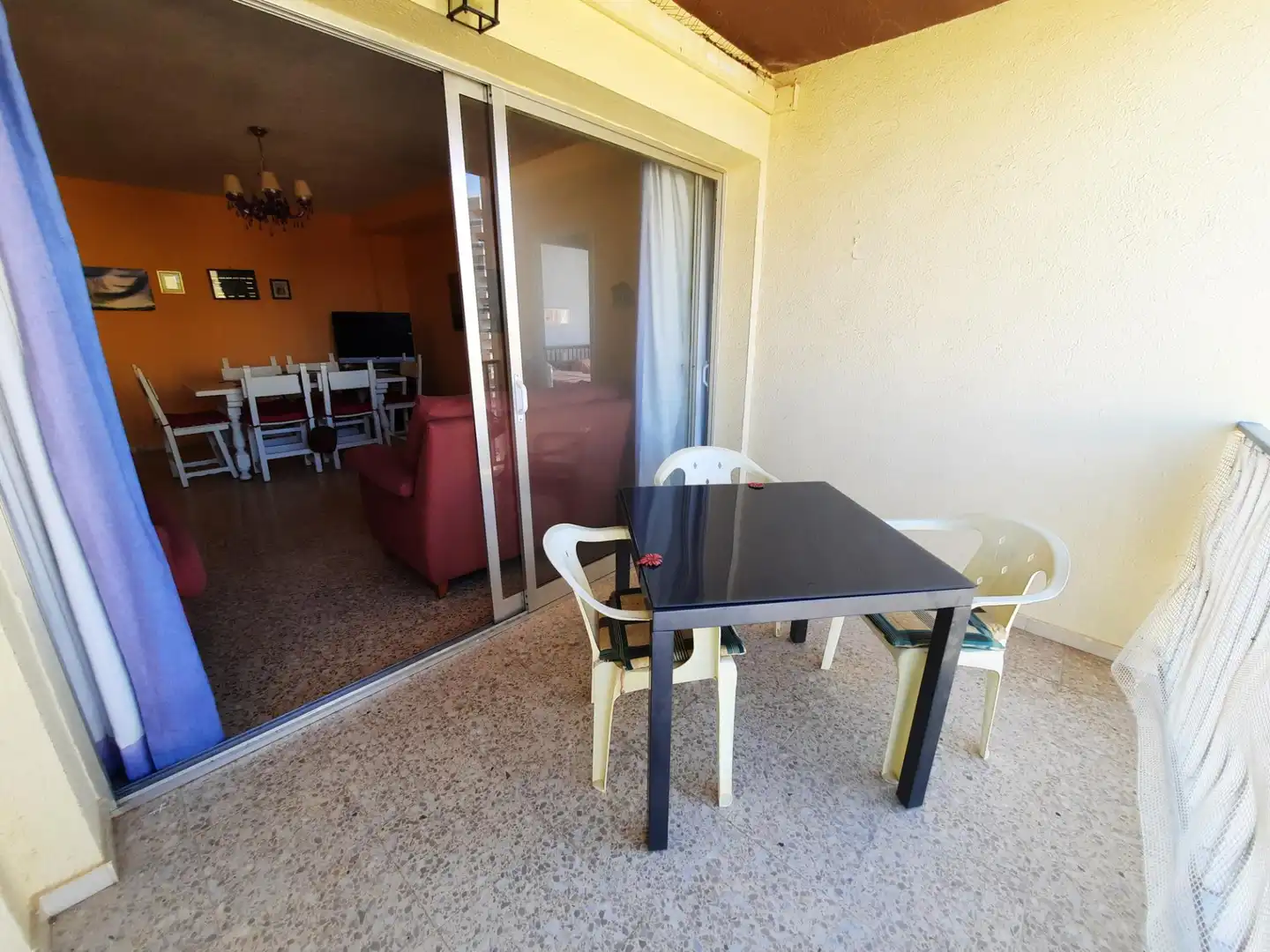 Terrasse von Wohnung zum Verkauf in Oropesa del Mar / Orpesa mit Terrasse, Möbliert und Ofen