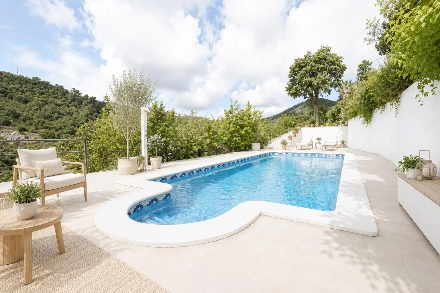 Piscina de Casa o xalet en venda en Santa Susanna amb Calefacció, Jardí privat i Terrassa