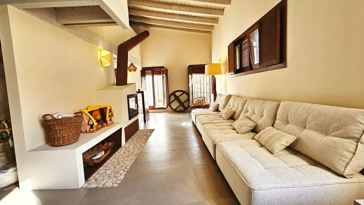 Living room of Houses for sale in Alájar  with Heating, Private garden and Terrace