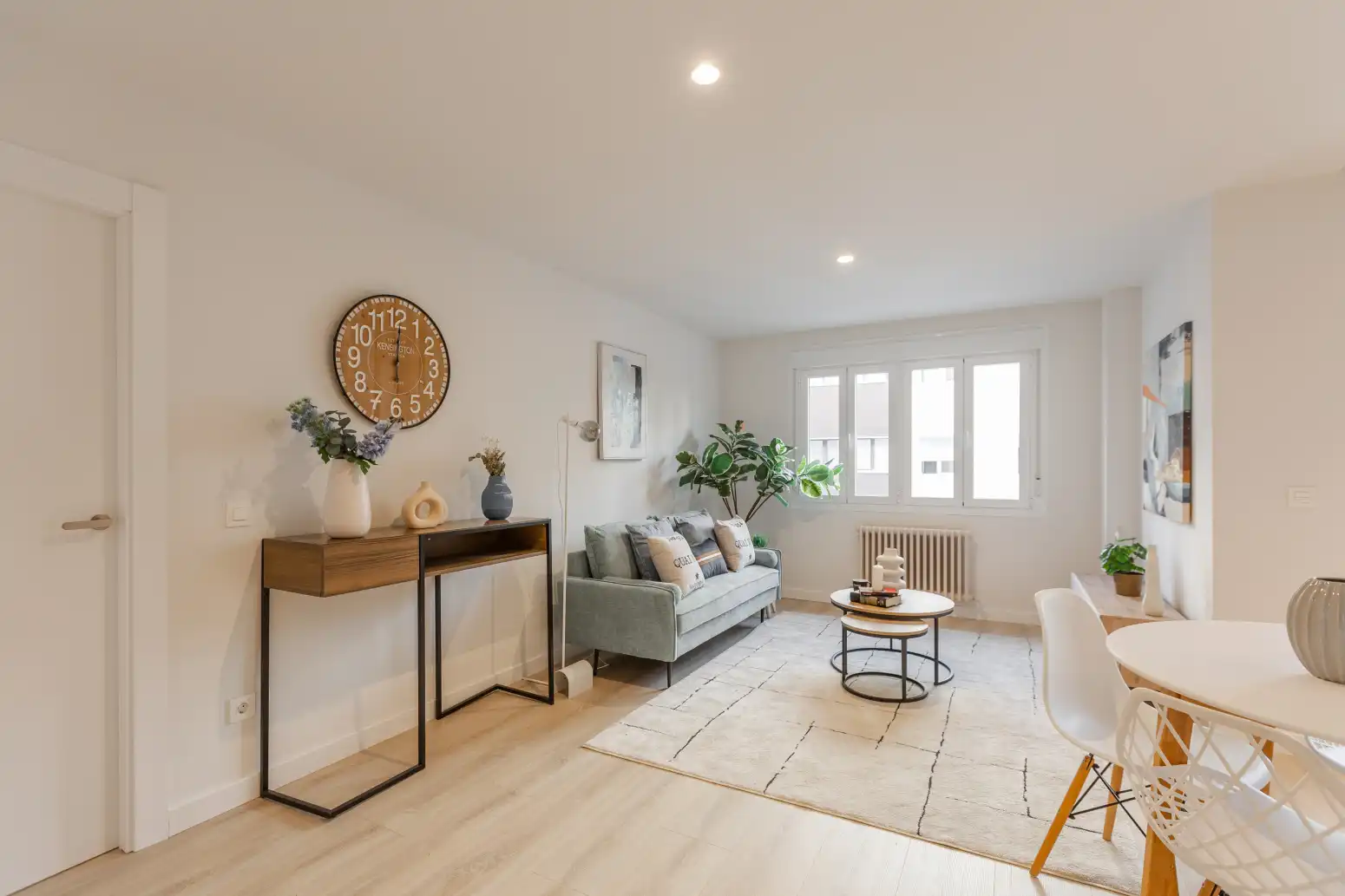 Sala de estar de Piso en venta en  Pamplona / Iruña con Calefacción y Terraza
