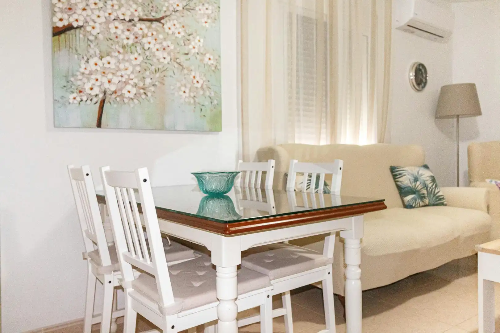 Dining room of Flat for rent in Sevilla  with Air Conditioner, Heating and Furnished