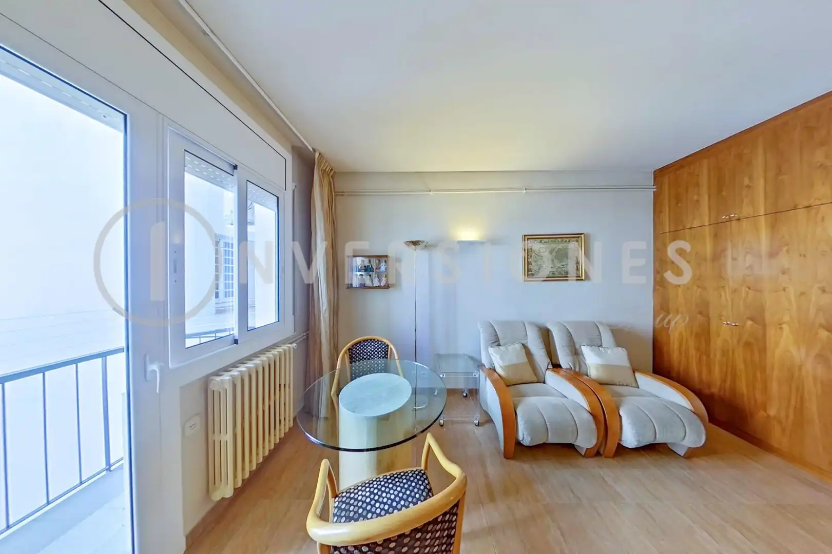 Sala de estar de Piso en venta en Barcelona con Aire acondicionado, Calefacción y Balcón