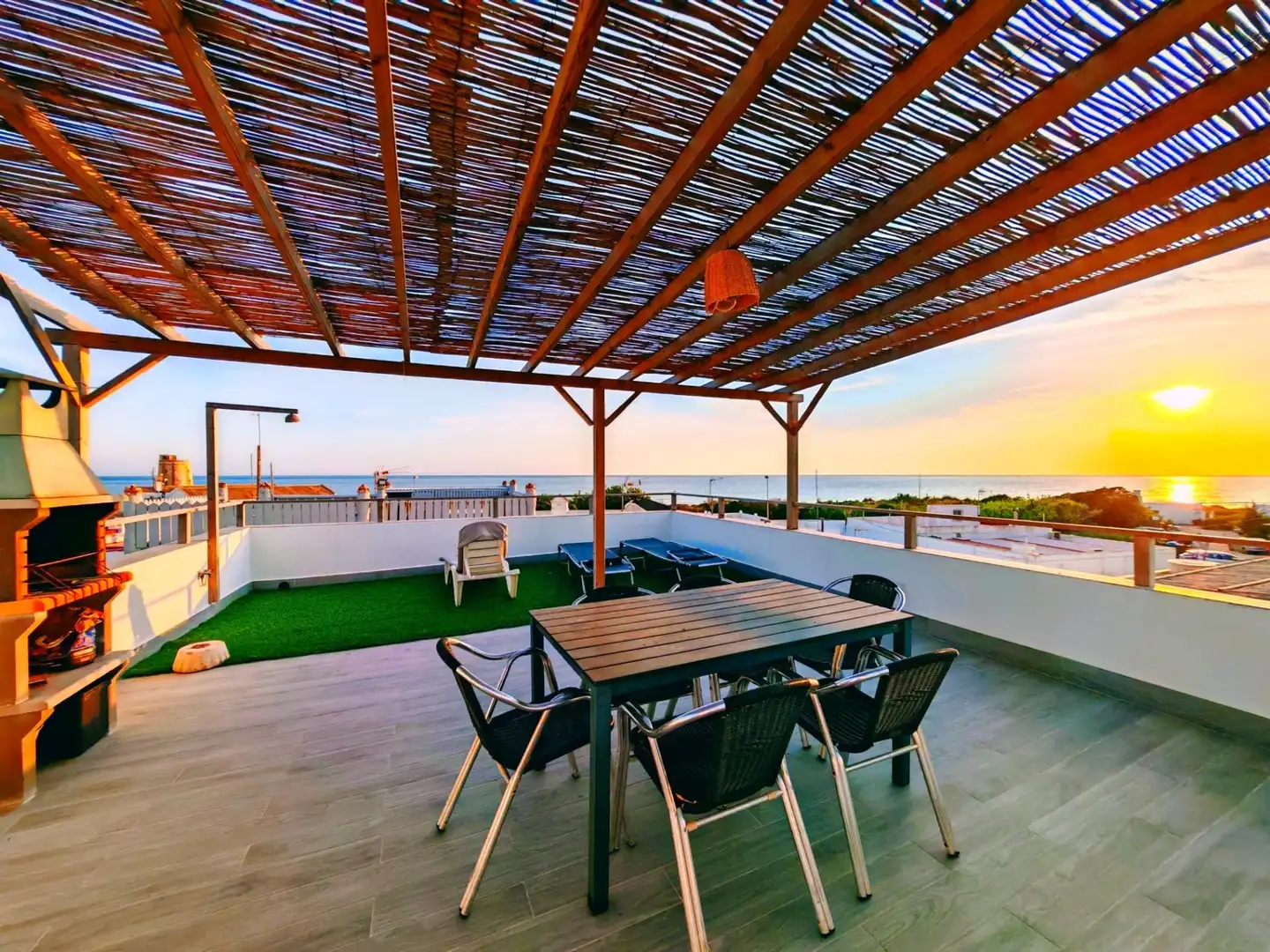 Terrace of Houses for sale in Vejer de la Frontera  with Air Conditioner, Terrace and Furnished