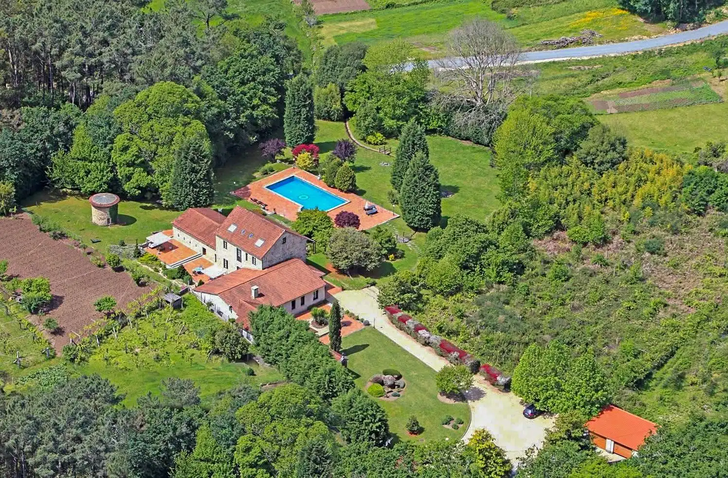 Garten von Gebäude zum Verkauf in Cuntis