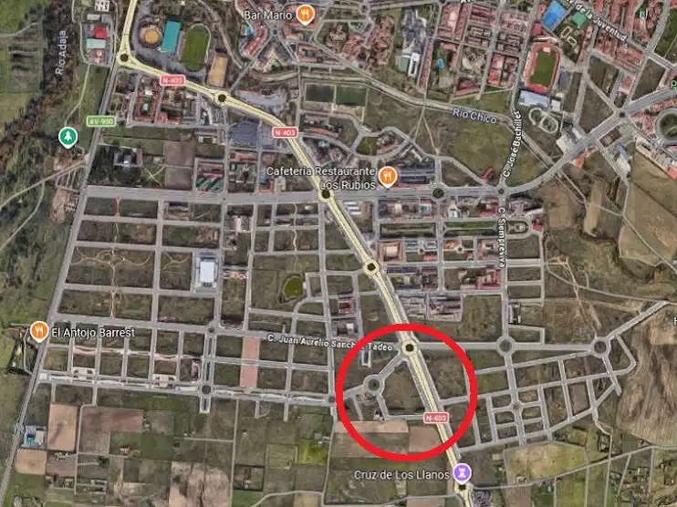 Exterior view of Industrial land for sale in Ávila
