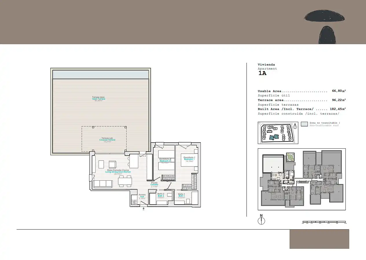 Appartement compact avec terrasse à vendre à El Verger, imagen 5